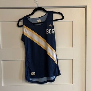 Tracksmith Women's Boston Marathon 2019 Blue Mesh Singlet
